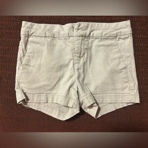 Copper Key High Waist Cream Shorts